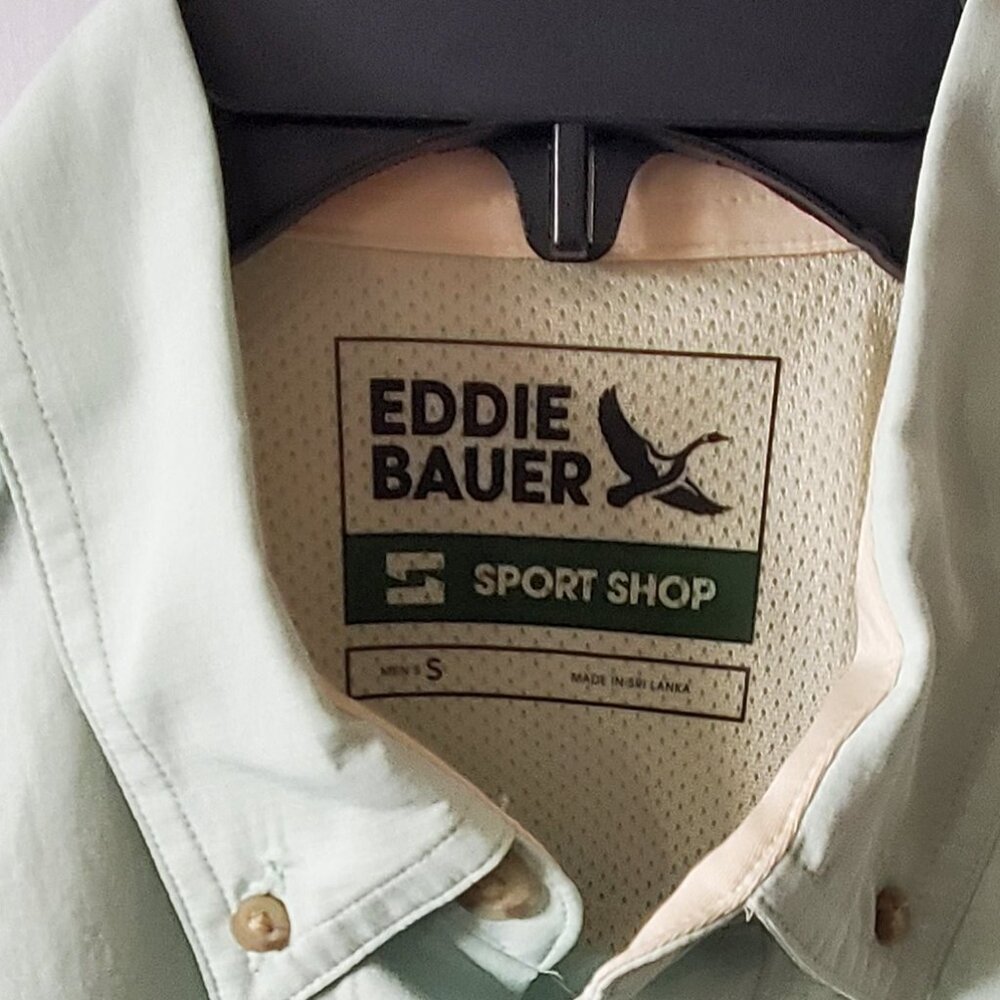 SALE! Men's Eddie Bauer Rainer Ripstop Shirt - UPF 50+ Size: S Great Gift! NWT! - Picture 3 of 10